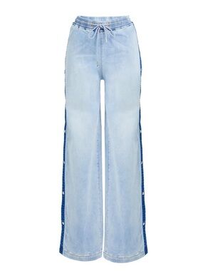 SEROYA Gabbi Wide Leg Jeans - Coastline